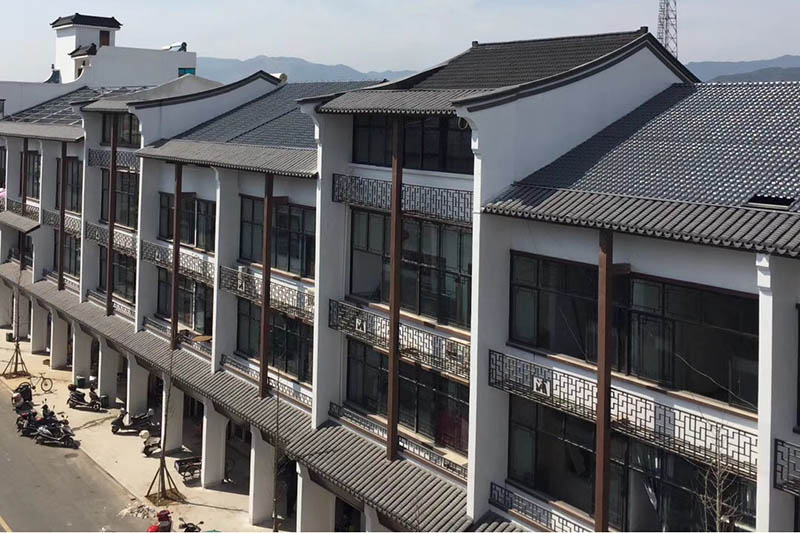 Shaoxing város Shengzhou kerületi Pu Kou tetőfelújítási önkormányzati projektje